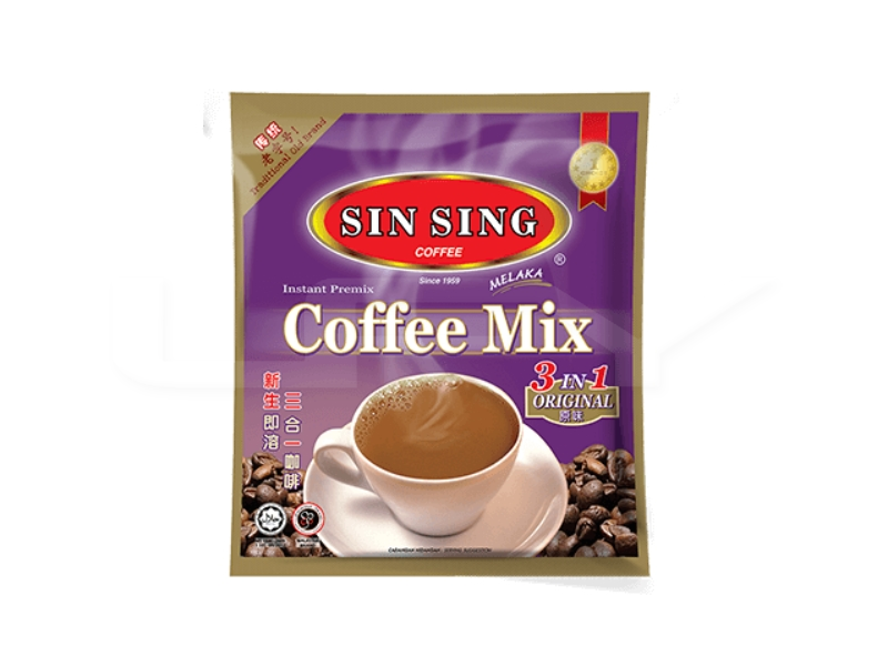 Sin Sing Coffee Mix 3 In 1/  新生三合一即溶咖啡 30's x 20g